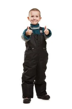 Child gesturing thumb up Stock Photos