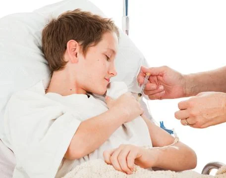 Child Gets a Shot Stock Photos