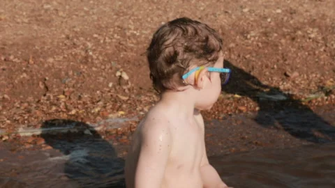 Child with glasses Stock Footage 92430387