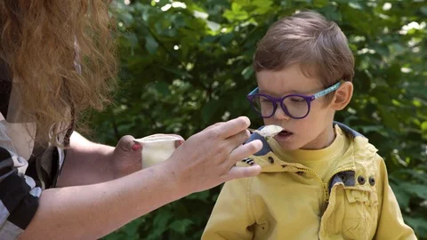 Child with glasses Stock Footage 92838904