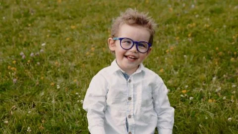 Child in glasses Stock Photos