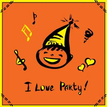 Child ,Hand drawn Illustrazione stock