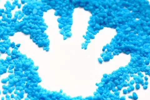 Child hand Foto stock