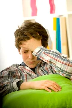 Child with headache Stock Photos
