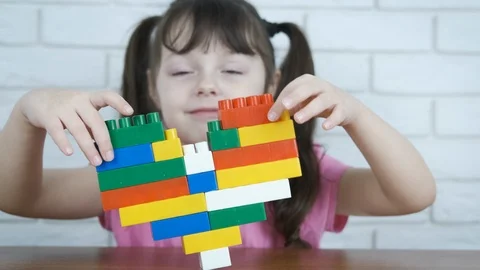 A child with a heart. Stock Footage 103232713