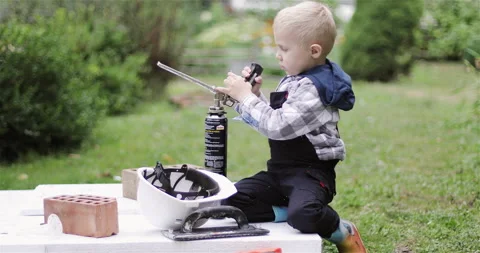 Child helping parents. Stock Footage 143696178