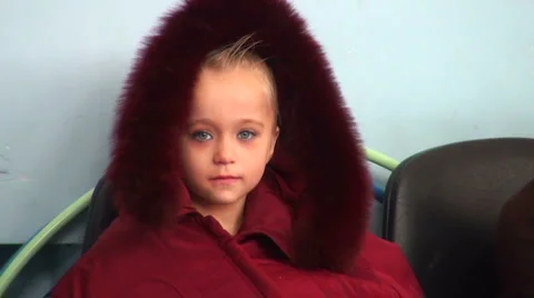 The child in the hood Stock Footage 2517306