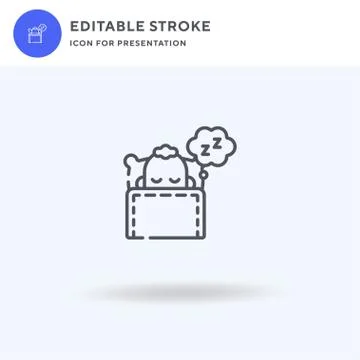 Child icon vector, filled flat sign, solid pictogram isolated on white, logo  イラスト素材