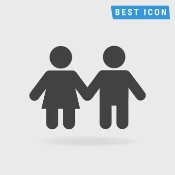 Child Icon, vector icon eps10. Stock Illustration