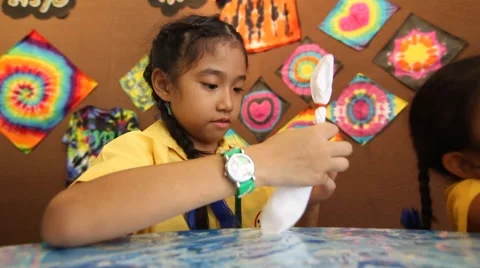 Child invention student Elementary School Stock Footage 52264455