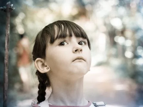 Child in the jungle Stock Photos