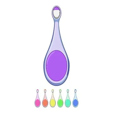 Child kid toothbrush cartoon vector graphic Stock Illustration