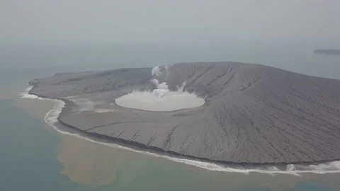 Child Of Krakatoa Stock Footage 199113632