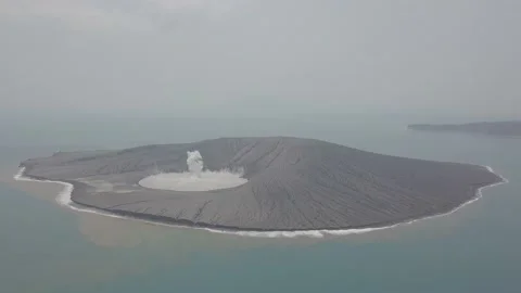 Child of krakatoa mountain Video stock 199127053