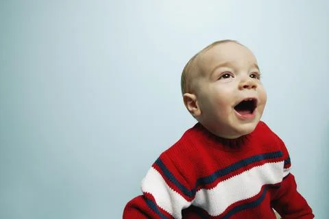 Child Laughs Foto stock
