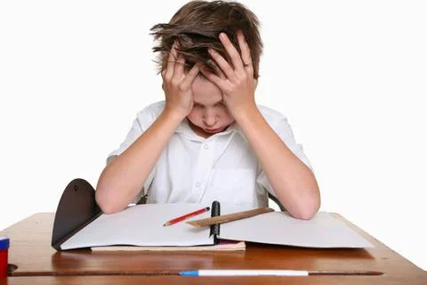 Child with learning difficulties Stock Photos