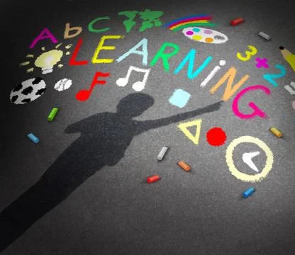 Child Learning Stock Illustration