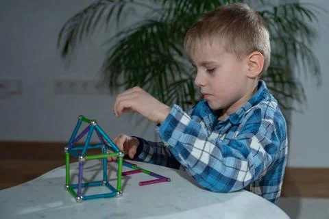 Child Learning Through Play Foto stock