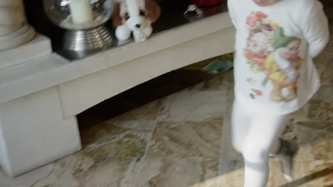 Child looking out of window Stock Footage 86510065