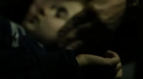 Child lost consciousness Stock Footage 41893083