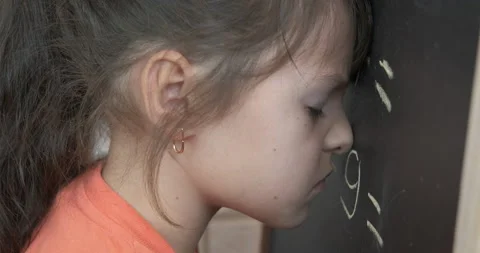 Child with maths problems. Stock Footage 167254183