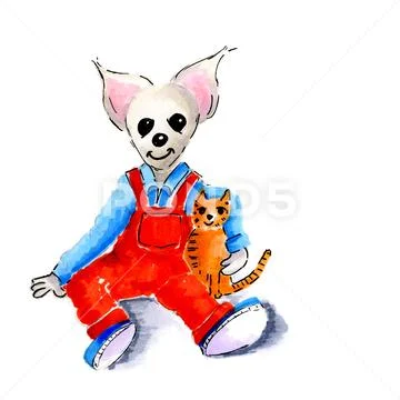 Child mouse Stock Illustration