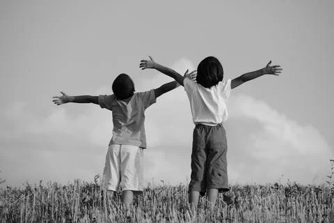 Child in nature Stock Photos