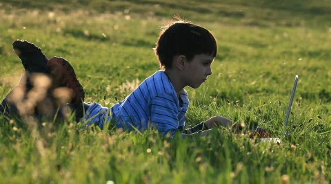 Child with notebook Video stock 756832