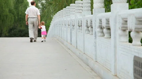 Child with Parent Stock Footage 380211