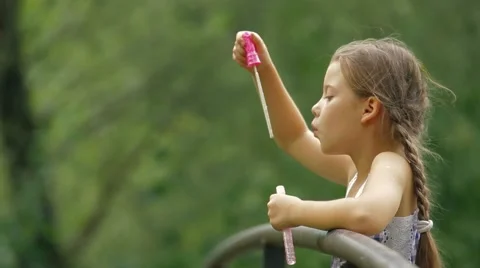 Child In A Park Video stock 52520760