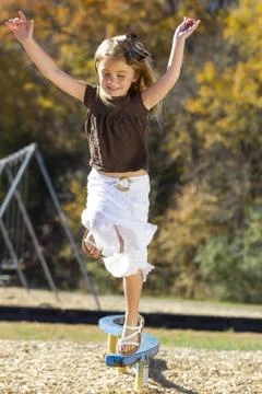 Child At The Park Stock Photos