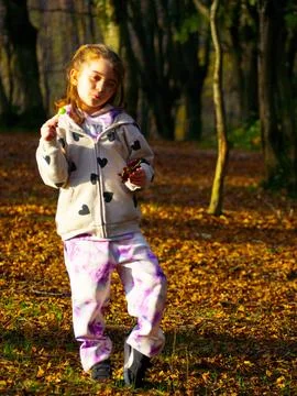 Child into the park Stock Photos