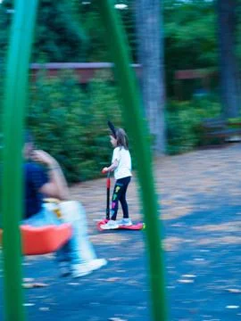 The child in the park Stock-Fotos