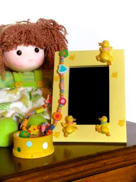 Child photo frame Stock Photos