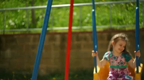 Child on the playground Stock Footage 11131269