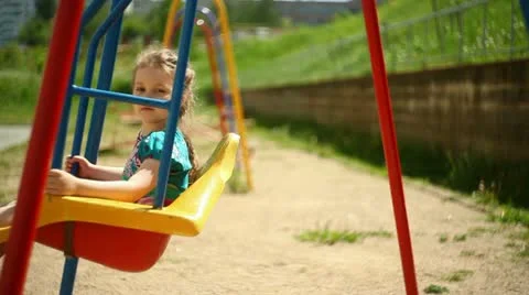 Child on the playground Stock Footage 11131399
