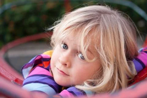 Child in playground Stock Photos