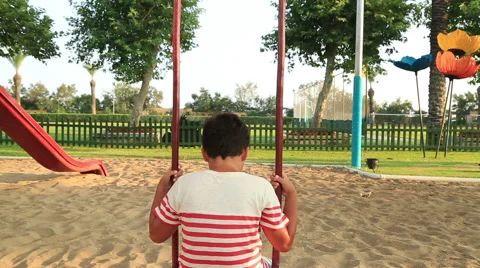 Child at the playgroung Stock Footage 66456659