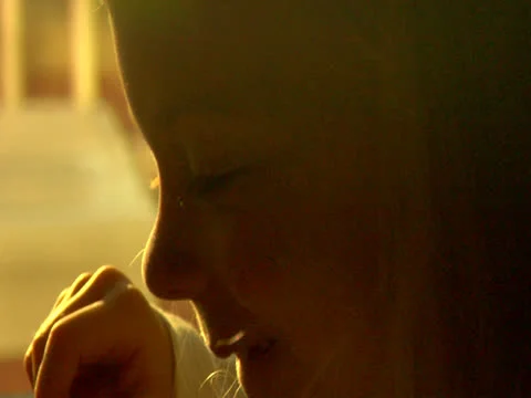 Child playing with a Box Stock Footage 22919800