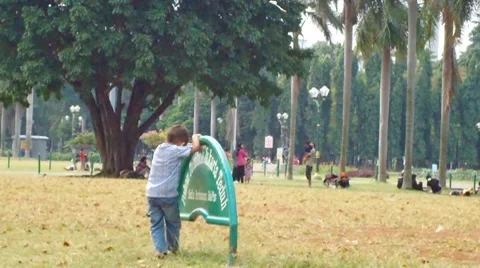 Child Playing Stock Footage 7747304