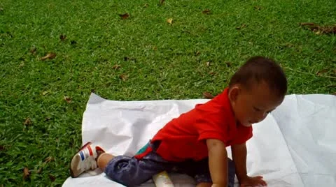 A Child is Playing Stock Footage 10587515