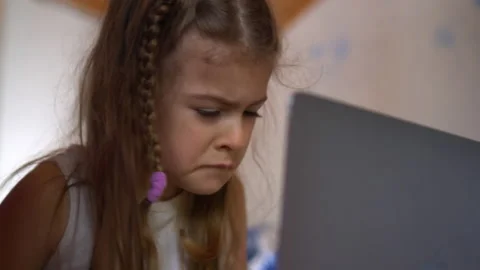 Child playing Video stock 131559275