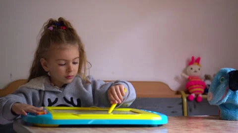 Child playing Video stock 131559357