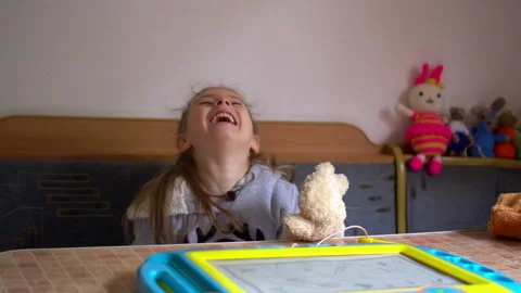 Child playing Video stock 131559826