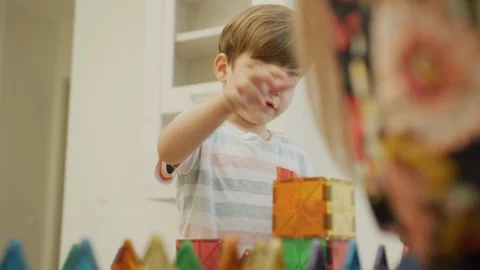 Child playing at home Stock Footage 99999825