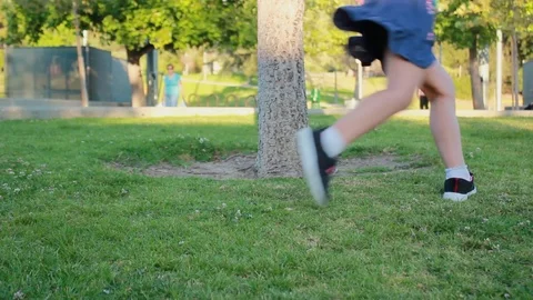 Child Playing at the park Stock Footage 91519652