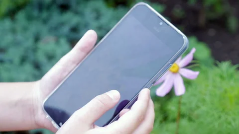 Child Playing On The Phone Stock Footage 137414295
