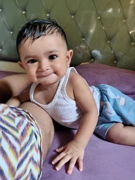 The child playing Stock Photos