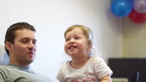 A child plays with a ball Stock Footage 103579338