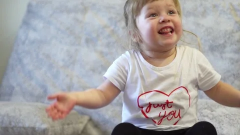 A child plays with a ball Stock Footage 103579569